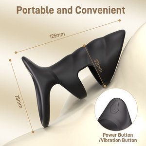 SY GM-577 Lockable Men's Silicone <b>Vibrating</b> Massage Ring Rechargeable Massager Adult Sex Toy - Product Image 6