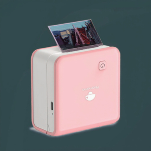 Impresora Térmica de Fotos M02, Papel Adhesivo de 15/25/53 mm, 203DPI HD, Mini Impresora Portátil Inalámbrica USB para Teléfono, 1000 mAh, <span class=keywords><strong>Blanco</strong></span> y <span class=keywords><strong>Negro</strong></span> - Product Image 3