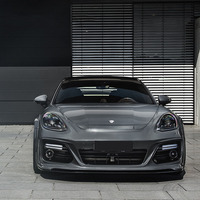 Kit de carrosserie en résine Runde pour Porsche PANAMERA 971 modifier TechArt ensemble de pare-chocs avant de Style large jupes latérales de pare-chocs arrière