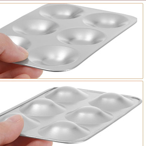 <span class=keywords><strong>Palette</strong></span> de mélange de peinture rectangulaire en aluminium à 6 puits FOSKA, conviviale et facile à entretenir, <span class=keywords><strong>pour</strong></span> peinture acrylique, huile, aquarelle et <span class=keywords><strong>gouache</strong></span> - Product Image 3