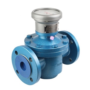 Analog Mechanical Diesel Engine Fuel Flow Meter with Oval Gear Stainless Steel Flanged Connection - Product Image 2
