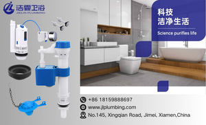 T2305 Poignée de toilette à double bouton-poussoir en alliage de zinc et tige de fer à <span class=keywords><strong>chasse</strong></span> unique pour les réservoirs de toilettes Levier latéral avant - Product Image 2
