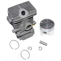 PATELO OEM - Cilindro y Pistón para Motosierra de Gasolina con Recubrimiento de Cromo de Grado Industrial, Repuestos de Aleación de Aluminio, 1 Año de Garantía