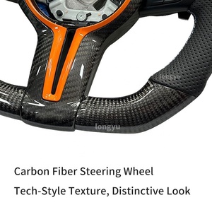 Volant en fibre de carbone pour <span class=keywords><strong>BMW</strong></span> Série 2 F45 218i 220i 225i 225xe IPerformance 216d <span class=keywords><strong>218d</strong></span> 220d 225d XDrive 2014 à <span class=keywords><strong>2021</strong></span> - Product Image 5