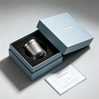 Boîtes d'emballage de luxe en carton pour bougies, personnalisées, couleurs vives, boîte bleue pour bougies