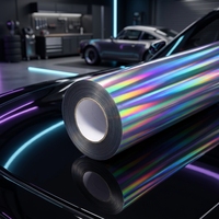 Vinyle auto-adhésif holographique laser en PVC de qualité supérieure, amovible, imperméable, anti-décoloration, pour la décoration, à bon prix