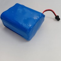Paket Baterai Kustom 18650 3S2P 11.1V 4000mAh Baterai 4ah 12v dengan Konektor 2Pin SM2.54