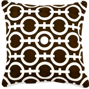 Funda de cojín cosida con cadena de lana bordada Crewel hecha a mano de lana de lujo para sofá, sala de estar, producto de Venta caliente de ITHL - Product Image 1