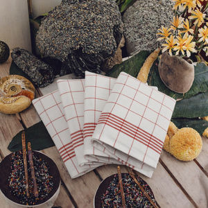 ORCHID 100% Cotton Solid Color Rectangle Kitchen <b>Dish</b> <b>Towel</b> Quick-Dry Water Absorption Woven Technique - Product Image 2