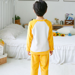 Conjuntos de pijamas de franela Para niños, ropa de dormir de invierno, pijamas de dibujos animados de animales, <span class=keywords><strong>Pijama</strong></span> Para niños, novedad de 2022 - Product Image 3