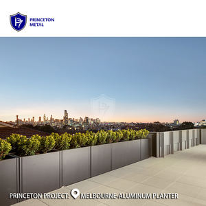 Lit de jardin surélevé extérieur <span class=keywords><strong>en</strong></span> métal bricolage Pot de fleur de jardin personnalisé jardinière commerciale <span class=keywords><strong>en</strong></span> aluminium pour projet - Product Image 2