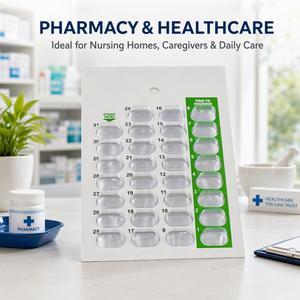 Confezioni blister monouso personalizzate da 31 giorni per pillole con sigillo a freddo, facili da usare, per farmacisti - Product Image 6