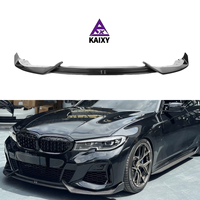 Divisor de Parachoques Delantero de Fibra de Carbono G20 para BMW Serie 3 G20 330i M340i Pre Lci 2019-2021, Alerón Delantero para Parachoques de Automóvil