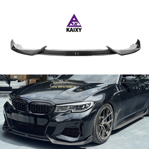 Divisor de Parachoques Delantero de Fibra de Carbono G20 para BMW Serie 3 G20 330i M340i Pre Lci 2019-2021, Alerón Delantero para Parachoques de Automóvil - Product Image 1