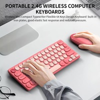 Clavier et souris sans fil de haute qualité avec batterie remplaçable, ensemble clavier et souris compact pour jeux mobiles