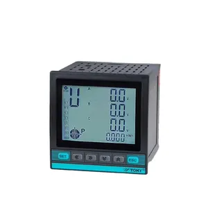 Easy To Operate 4 Loops Input 4-20mA Analog Output LED Display Multifunction 3 Phase Power Meter