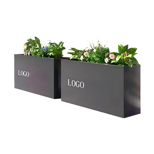 Fioriera Moderna in Acciaio Antiruggine, Ecologica e Resistente, per Esterni, Casa, Giardino, Patio e Cortile - Product Image 1