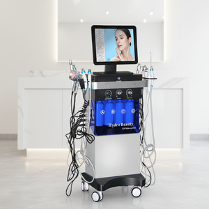 Factory Wholesale 14 in 1 Oxygen Jet Peel Facial Cleaning Device Face Lifting Hydro Dermabrasion Aqua Jet Peeling Machine - Product Image 1