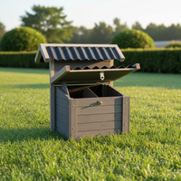 Grande maison pour animaux de compagnie en bois moderne, durable et luxueuse, écologique, poulailler, cage à volailles, maison pour poules, prête pour l'été/l'hiver, pour la cour arrière