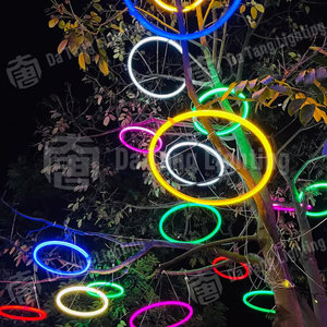 Décoration lumineuse pour arbre de Noël festif, idéale pour les paysages extérieurs, les parcs, les jardins et les spectacles nocturnes de Noël - Product Image 5