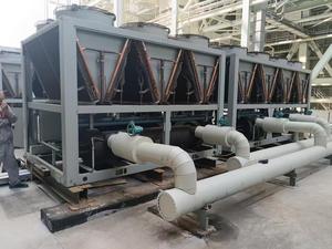 Refroidisseur d'eau industriel robuste à refroidissement par air, type vis, EVI, chauffage basse température, haute efficacité énergétique, prix usine OEM - Product Image 4