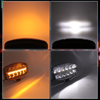 Phare de travail LED carré de 9 pouces Projecteur haute puissance Led pour 4x4 Offroad ATV UTV Camion Tracteur Moto Lumières