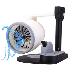 Creative Desktop Airplane Engine Turbo Jet Fan USB Small Electric Cooling Fan With Wireless Charging Function - Product Image 3