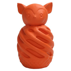 Yaratıcı DIY Pet oyuncak küçük hayvan diş temizleme çiğnemek ananas Elf desen silika silikon kauçuk köpek eğlence için - Product Image 1