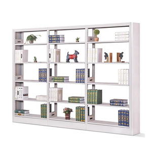 Estanterías de Exhibición Multi-nivel para Bibliotecas y Materiales de Equipamiento, Diseño de Muebles, Estante Metálico con Puerta Corredera para Libros - Product Image 6