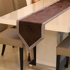 <span class=keywords><strong>Camino</strong></span> De Mesa pequeño De terciopelo, <span class=keywords><strong>Camino</strong></span> De Mesa rosa, comida, terciopelo - Product Image 2