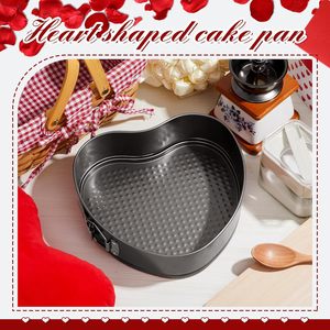 Molde para hornear en forma de corazón con pestillo, lata de pastel antiadherente para <span class=keywords><strong>la</strong></span> cocina - Product Image 2