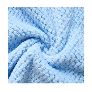 Textile jacquard personnalisé 100% polyester, étoffe tricotée pour la maison
