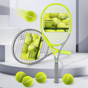 Raquettes de tennis récréatives pour adultes, poignée en aluminium portable, fibre de carbone, 27 pouces, raquette d'entraînement pour hommes, femmes, étudiants - Product Image 4