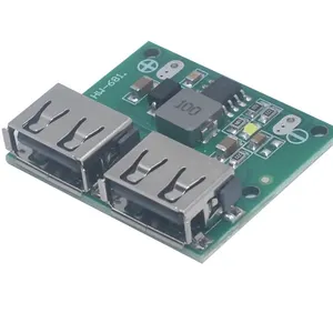 Dual Usb Output Buck Voltage Board Hw-681 9V 12V 24V Naar 5V 6-26V 3A Dc-Dc Step Down Module Voor Auto Lading Power Regulator