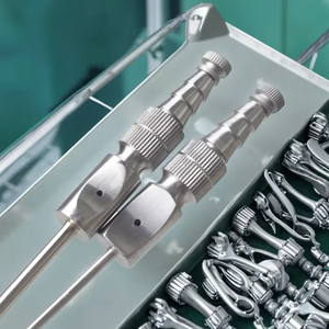 Strong Stainless Steel Manual Power Source for Dental Oral Materials Saliva Suction Implant Surgery <strong>Basis</strong> <strong>Surgical</strong> <strong>Instruments</strong> - Product Image 5