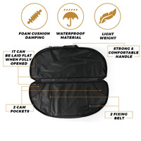 Sacoche en cuir pour arc et flèches, étui de tir à l'arc avec sangle de sac à dos et rembourrage pour la chasse