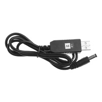 Cable Convertidor de Energía Reductor de Voltaje de 5.5mm X 2.1mm USB DC 9V 12V a DC 5V