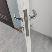 Belsonwpc Porte intérieure moderne WPC Porte composite en bois et plastique étanche Fabriquée en PVC Usine de Huangshan pour l'Arabie Saoudite Marché