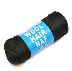 Cheveux en <span class=keywords><strong>Laine</strong></span> Brésilienne Ignifuge à Basse Température, Fibre <span class=keywords><strong>Synthétique</strong></span> pour Tressage - Product Image 6