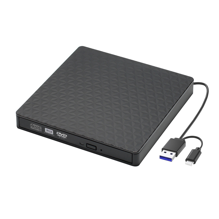 USB Mobile Computer External Optical Drive DVD Burner Laptop Application with Optical Disc Player and Reader Connection