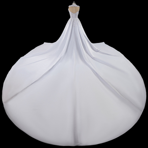 Dubai Wedding <strong>Dress</strong> <strong>Pearl</strong> Mermaid Bridal Gown <strong>with</strong> Full Beading Crystals Lace Decoration Princesse Long Train LSDZ95 Bride <strong>Dress</strong> - Product Image 4