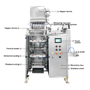 Machine de remplissage et d'emballage semi-automatique multifonction pour bâtonnets glacés, crèmes, boissons et aliments liquides, facile à utiliser - Product Image 3