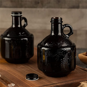 Botellas de Vidrio Personalizadas al por Mayor, Growlers Kook, Tapa de Aluminio, Sello de Corona, Alta Calidad, Estampado en Caliente, para Tequila, Cerveza, Refrescos, Cosméticos - Product Image 5