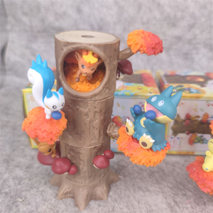 Nouvel arrivage de figurines de monstre de poche de souche d'arbre Pokemoned en PVC <span class=keywords><strong>Go</strong></span> Forest Stump Figure jouet cadeau - Product Image 3
