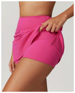 フィットネスヨガセットタンクトップゴルフテニストレーニングスカート2ピーススーツワークアウト服ジムフィットネスセット女性用 - Product Image 6