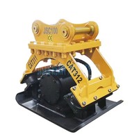 JSC02 Convient aux excavatrices de 3 à 5 tonnes | |   Compacteur de route, compacteur vibrant, plaque vibrante hydraulique pour excavatrice Telex