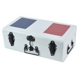 Caja de maletero decorativa, caja de Metal personalizada, uso multiusos, Maleta de Metal, caja de maletero sostenible sin óxido, decoración del hogar, regalo novedoso - Product Image 1
