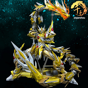 Ao Bing <span class=keywords><strong>Bai</strong></span> Qi Mille Mains Qian Shou Modèle Ne Zha Cao Ren Guochuang Mecha Plastique Métal-look Moteur Nucléaire Jouet Chinois - Product Image 3