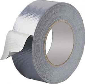 Ruban adhésif pour conduits de climatisation, ruban adhésif en tissu synthétique renforcé argenté, simple face, imperméable, décoratif - Product Image 4