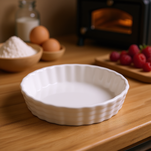 Molde para Tartaletas de Cerámica Borgoña, Plato para Tartas de 4 Pulgadas, Herramienta para Hornear - Product Image 3